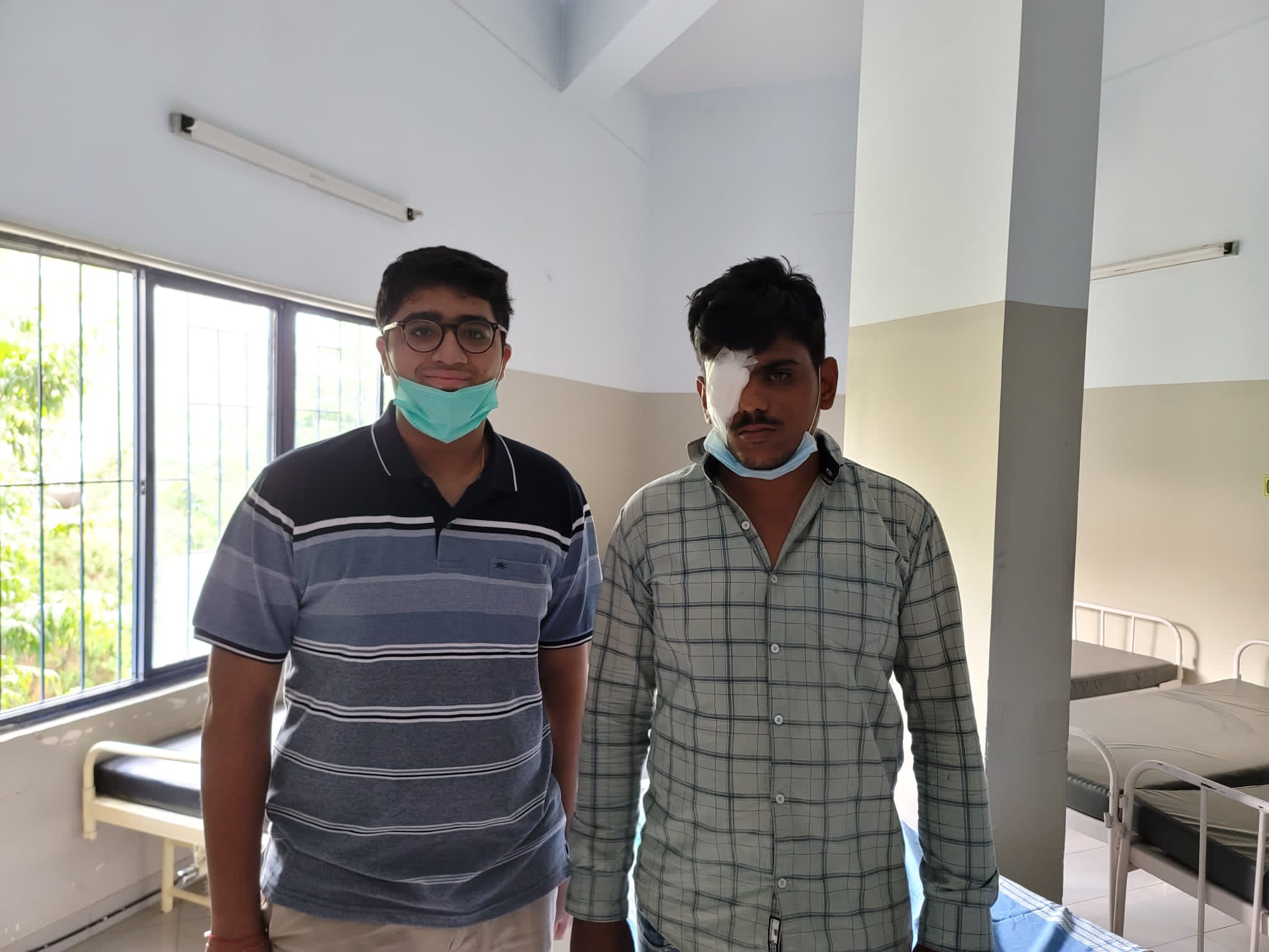 Keratoconus eye surgery was successful for Mr. Abhishek Gowda at VIIO Bangalore under the helping hands and support of Onepaircharity!
